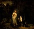 Rembrandt, maľba Noli me tangere, olej na plátne, 17. storočie, Herzog Anton Ulrich Museum, Braunschweig