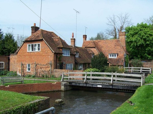 The River Pang in Bradfield