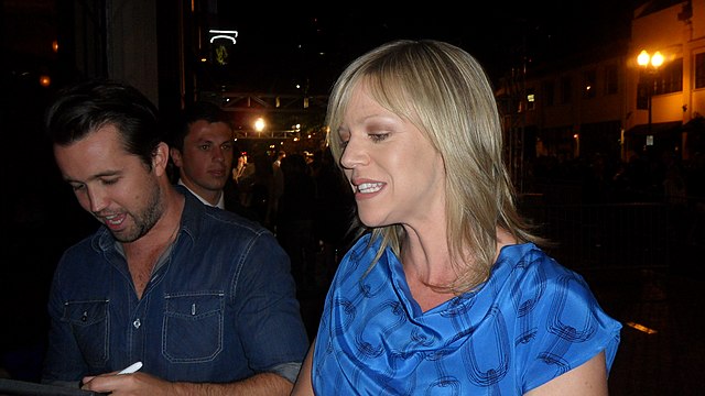 McElhenney and his wife Kaitlin Olson in July 2010