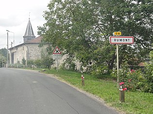 Rumont (Meuse) city limit sign.jpg