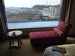 位于黄江镇的东莞太子酒店窗外景色