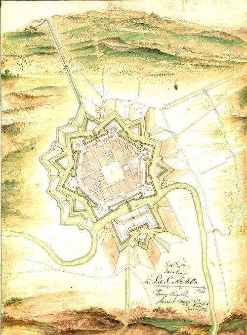 The Fortress of Saarlouis in 1693