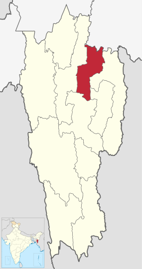 Positionskarte des Distrikts Saitual