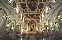 Interno Santuario della Madonna delle Galline.