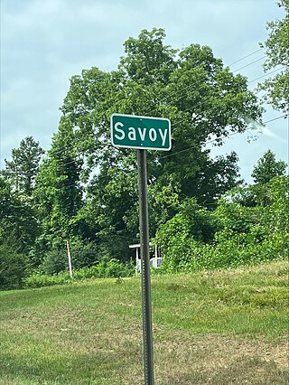 <span class="mw-page-title-main">Savoy, Mississippi</span> Unincorporated community in Mississippi, United States