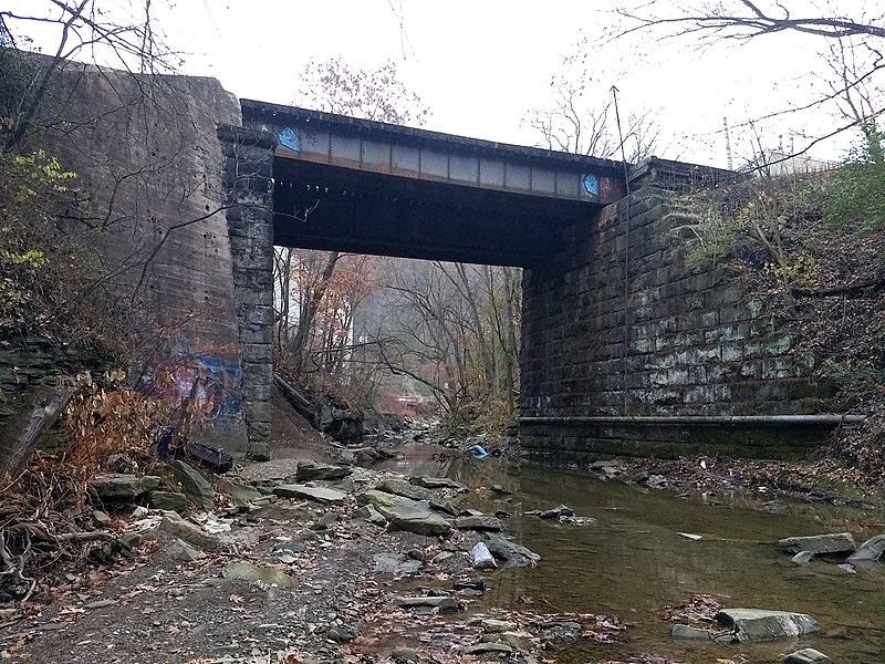 File:Saw Mill Run and bridge.jpg