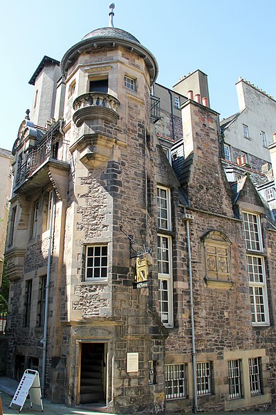 The Scottish Writers' Museum located at Lady Stair's Close in Edinburgh, Scotland.