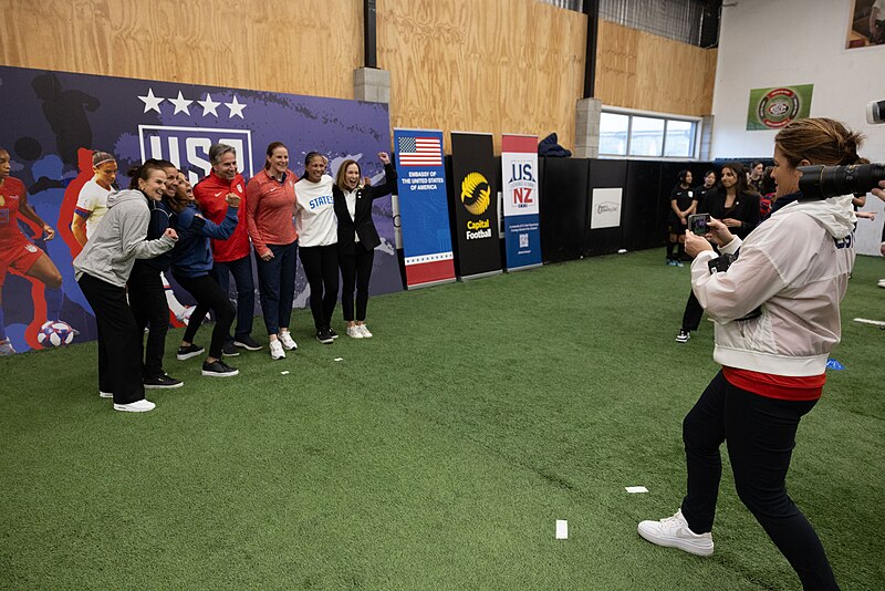 File:Secretary Blinken at a Youth Soccer Clinic - 53088703146.jpg