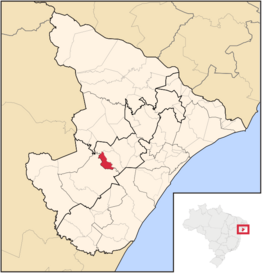 Kaart van São Domingos