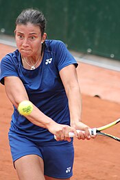 Sevastova at the 2016 French Open Sevastova RG16 (28) (26795953073).jpg