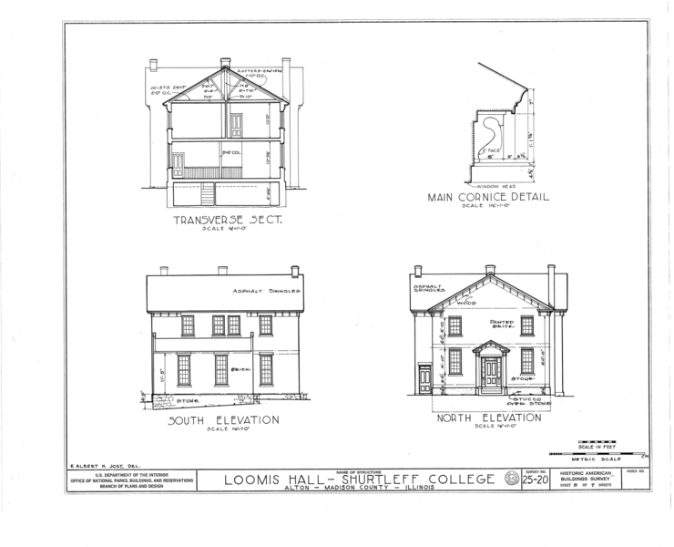 File:Shurtleff College, Loomis Hall, Alton, Madison County, IL HABS ILL,60-ALT,1A- (sheet 5 of 7).png