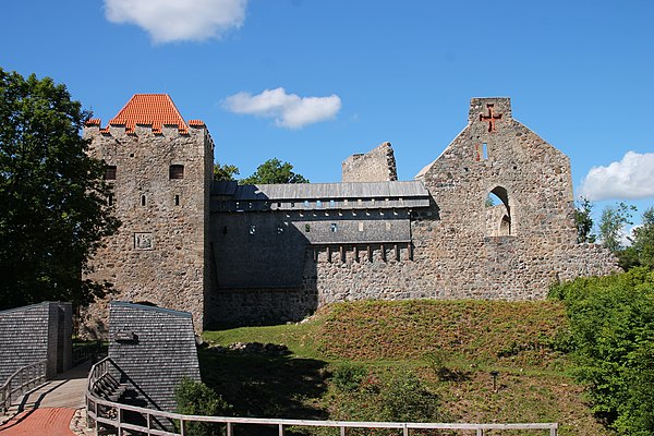 Ruins of the castle in Sigulda