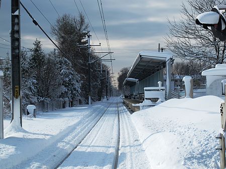 Springdale station, January 2011