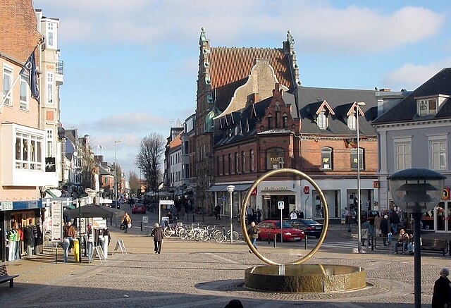 Springvandspladsen in Hjørring