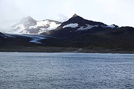 La cordillera desde la bahía San Andrés