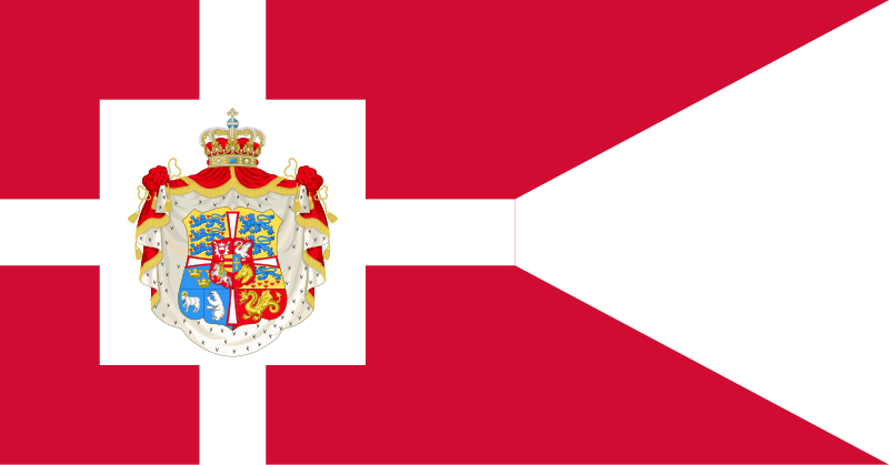 File:Standard of Queen Ingrid The Queen Mother (1948-2000).svg