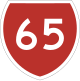 כביש ממלכתי 65 NZ.svg