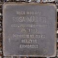 Stolperstein Arnstadt Bahnhofstraße 3-Rosa Müller.JPG