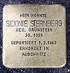 Stolperstein Kantstr 150a (Charl) Sidonie Sternberg.jpg