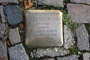 Stolperstein Leipzig Kranz BC.jpg