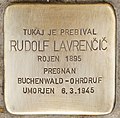 Stolperstein für Rudolf Lavrencic 1895 (Doberdo del Lago).jpg