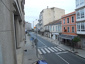 Strada principale di Arzua.JPG
