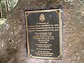 The Stringybark Creek plaque
