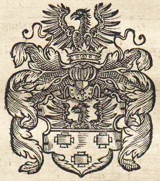 Herb Sulima of 'Jacks virtues ..' 'B. Paprocki of 1578