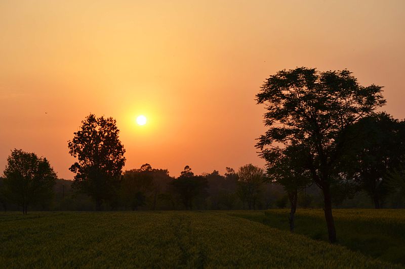 File:Sunset at Bani Gala, Islamabad.jpg