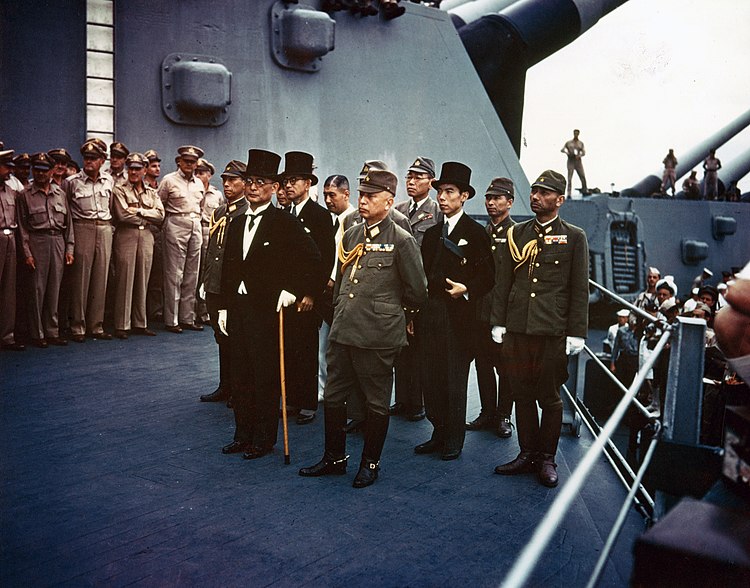Surrender of Japan - USS Missouri