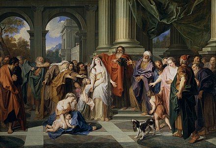 Susannah accused of adultery, by Antoine Coypel