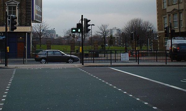 A toucan crossing in England