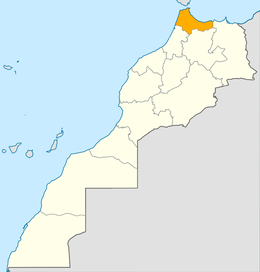 Tangier-Tetouan-Al Hoceima - Beliggenhet
