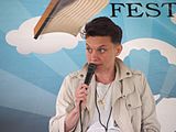 reading at the 2017 Gaithersburg Book Festival