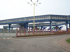 Nowo wybudowany fragment Terminalu Promowego Świnoujście