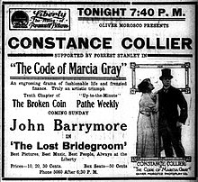 Кодът на Марсия Грей - 1916 - newspaperad.jpg