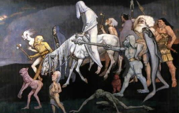 The Fomorians, as depicted by John Duncan (1912)