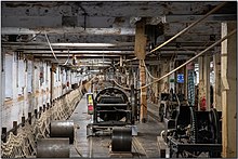 The ropewalk at Chatham Dockyard The Ropery Ropes for Navel ships have been made at Chatham for over 400 years.jpg