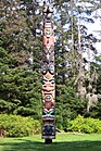 The K'alyaan Totem Pole of the Tlingit Kiks.ádi Clan, erected at Sitka National Historical Park to commemorate the lives lost in the 1804 Battle of Sitka.