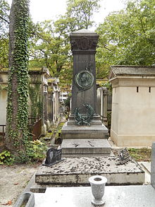 Tombe de Léon Laurent-Pichat (cimetière du Père Lachaise, division 8)