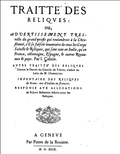 Thumbnail for Treatise on Relics