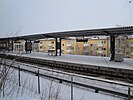 Abrahamsbergs tunnelbanestation byggdes ny 1999, sedan den gamla stationen rivits.