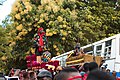 Two chiefs riding in their palanquin