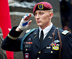 1st Lt. Alexander Woody with the 82nd Airborne Division