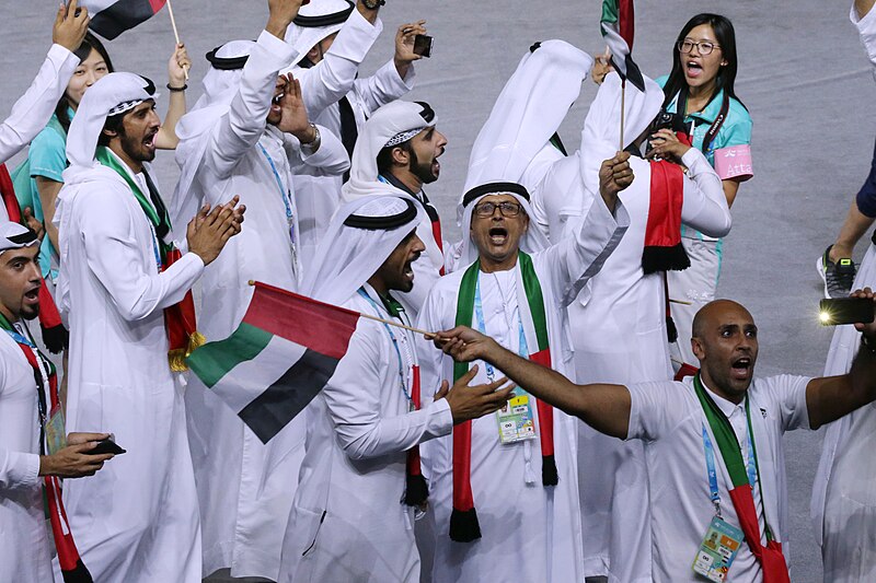 File:UAE athletics on 2017 Summer Universiade Opening Ceremony.jpg