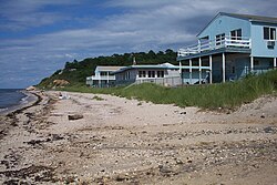 Nabrzeże Cutchogue na cieśninie Long Island