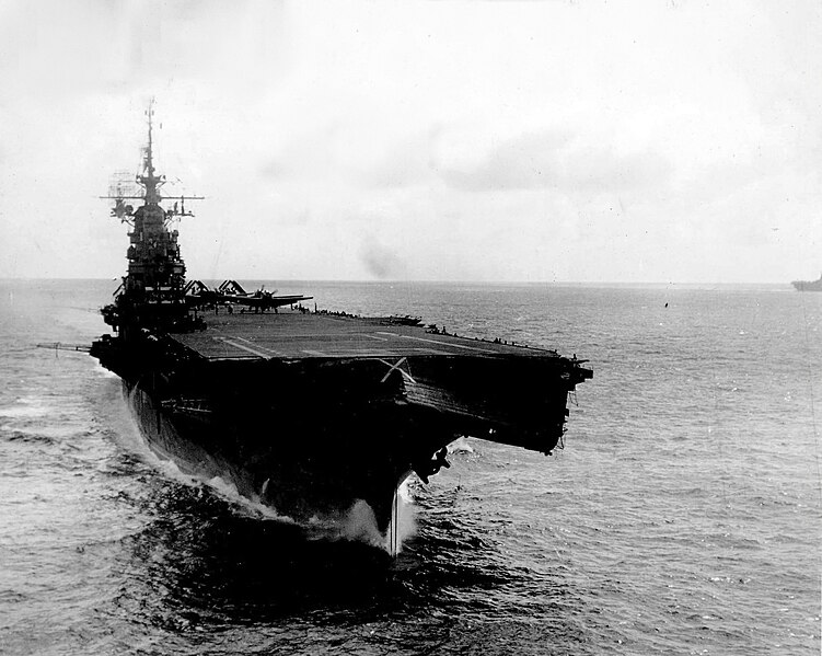 File:USS Wasp CV-18 thypoon damage 1945.jpg