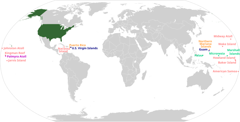 Área insular dos Estados Unidos – Wikipédia, a enciclopédia livre