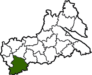 Location of Umaņas rajons