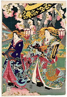 Utagawa Kunisada II - Courtesans on Parade.jpg